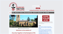 Desktop Screenshot of churches-together-northampton.org.uk